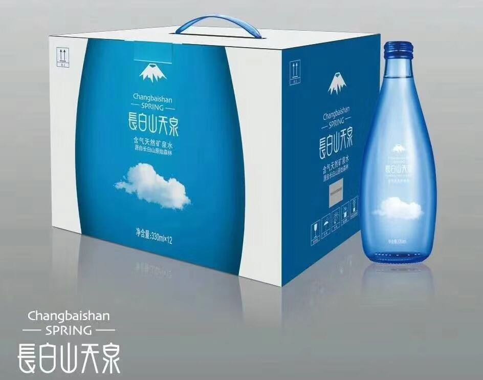 长白山天泉含气天然矿泉水330ml